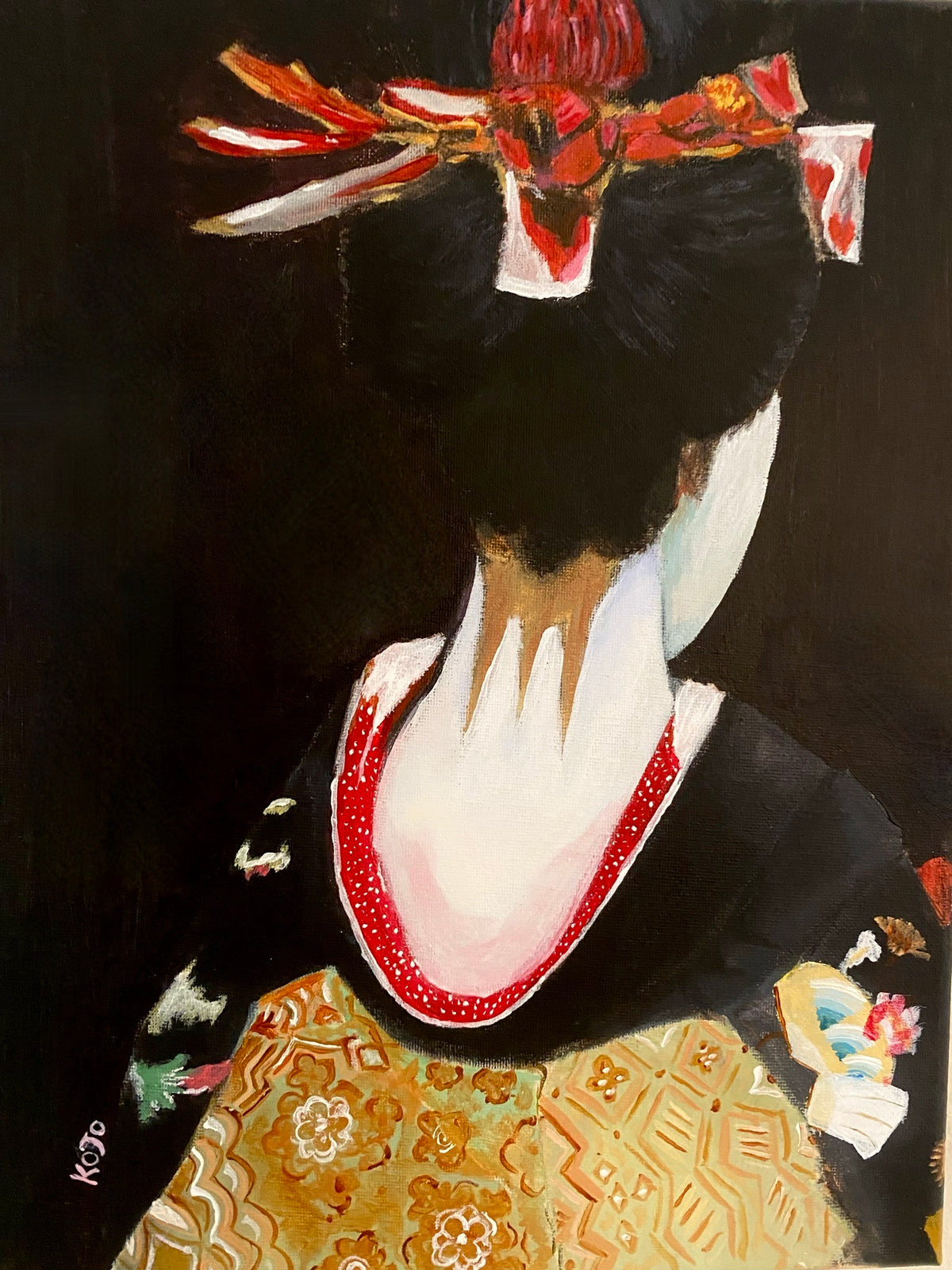 Geisha Kiku | Premium Art Print