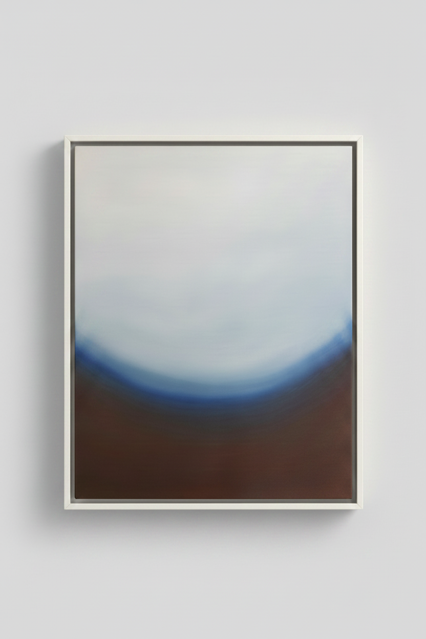 Arc — origineel schilderij in ultradunne witte baklijst — KOJO Art