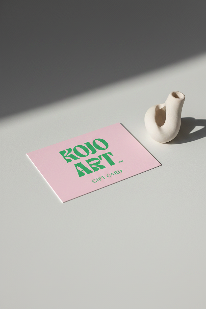 KOJO Art Gift Card Editorial
