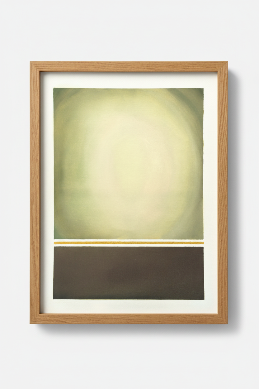 Olive | Art Print - Met witte rand behouden