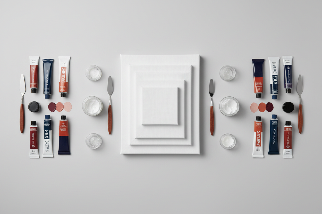 Drie werken, drie technieken — hoe methode de energie van een schilderij bepaalt