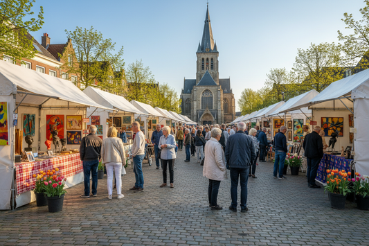 Kunstmarkt Noord-Brabant mei & juni 2026: KOJO Art bij Petit Montmartre Oirschot en Montmartre Rosmalen