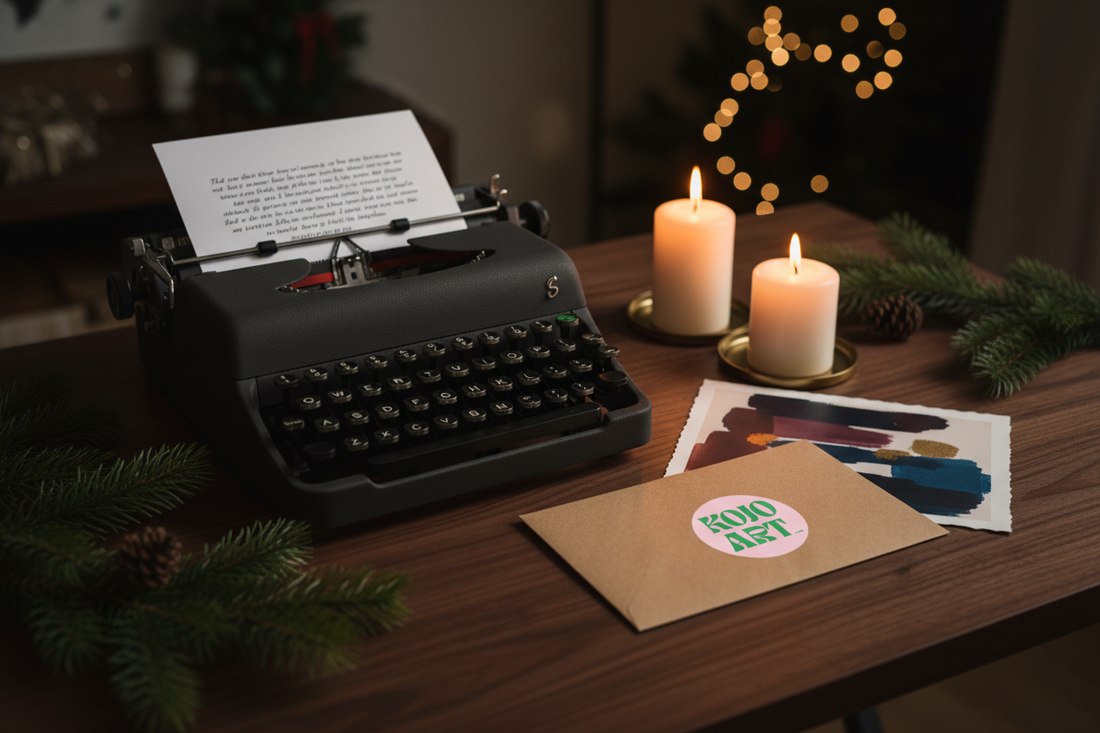 Snail mail als kerstcadeau: kunst door de brievenbus, elke maand