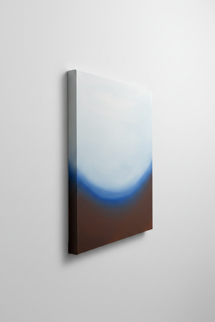 Arc — zijaanzicht canvas diepte — origineel schilderij Jordy Koumans
