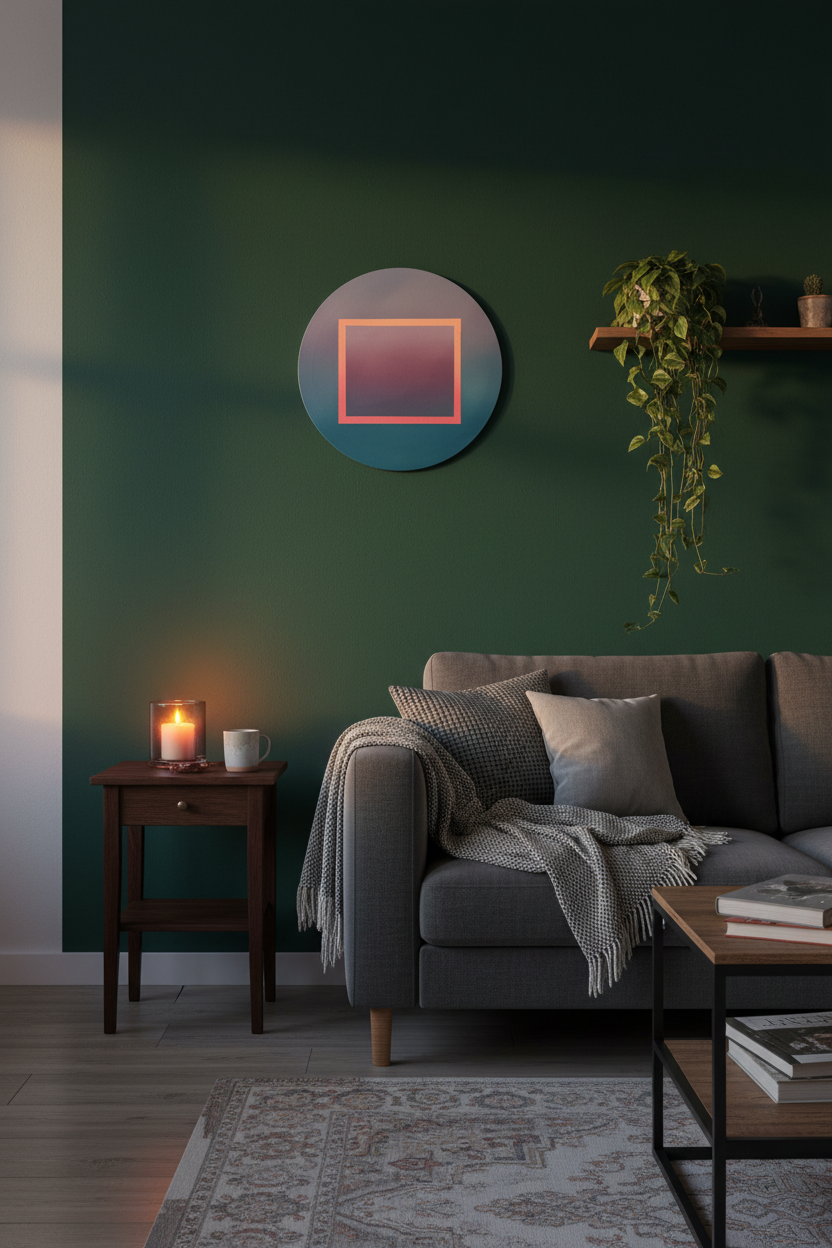 Defined View – interieur donkergroen