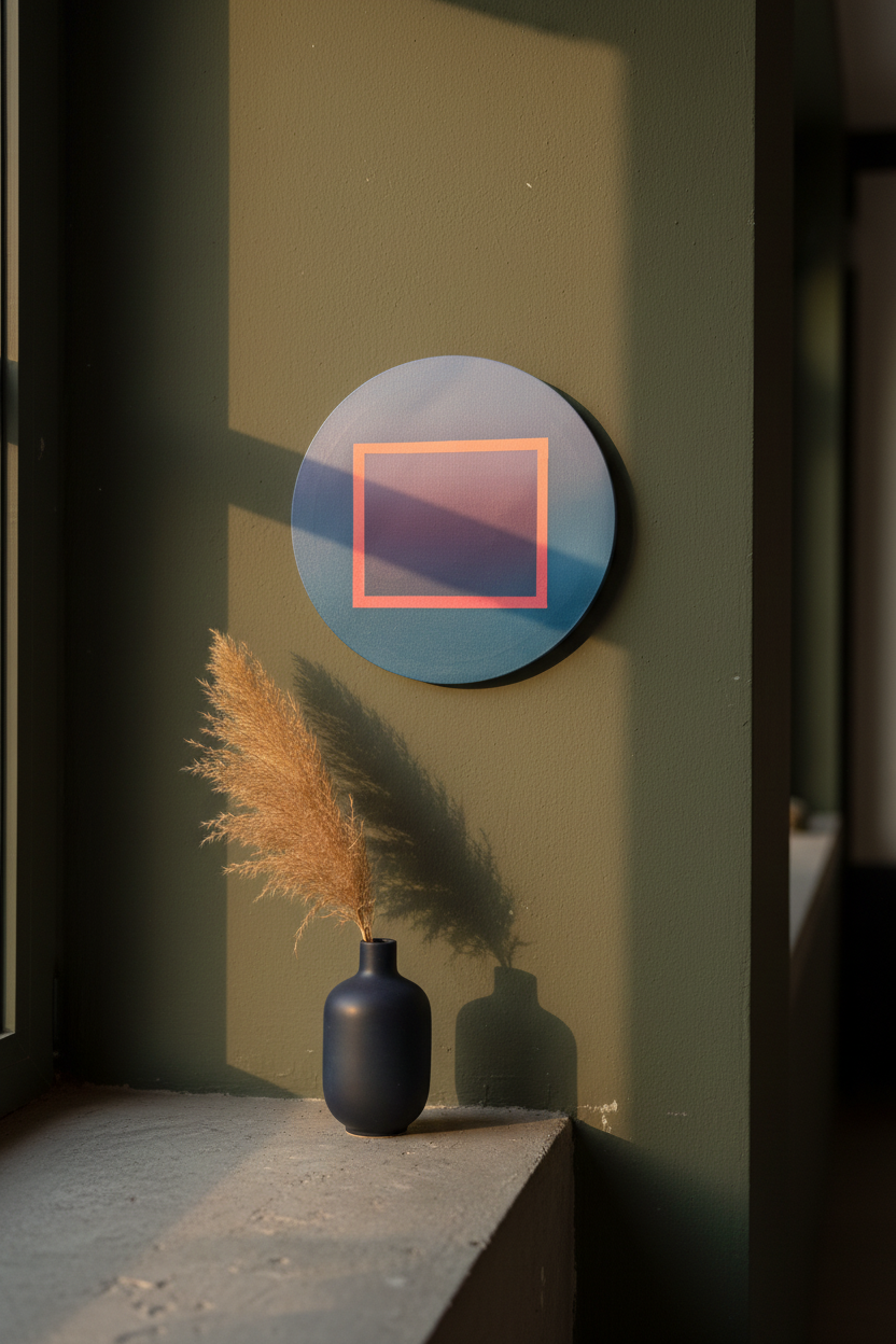 Defined View – olijfgroen gepleisterd