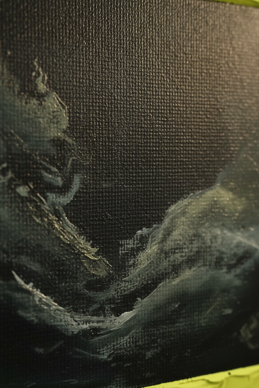 Detail shot binnenschildering Neon Tide v4