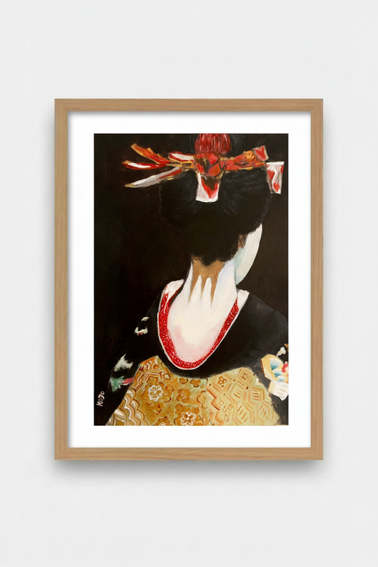 Geisha Kiku | Art Print - Correct artwork