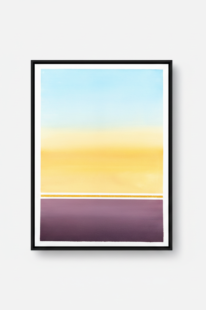 Ionian Morning met extra dunne zwarte lijst