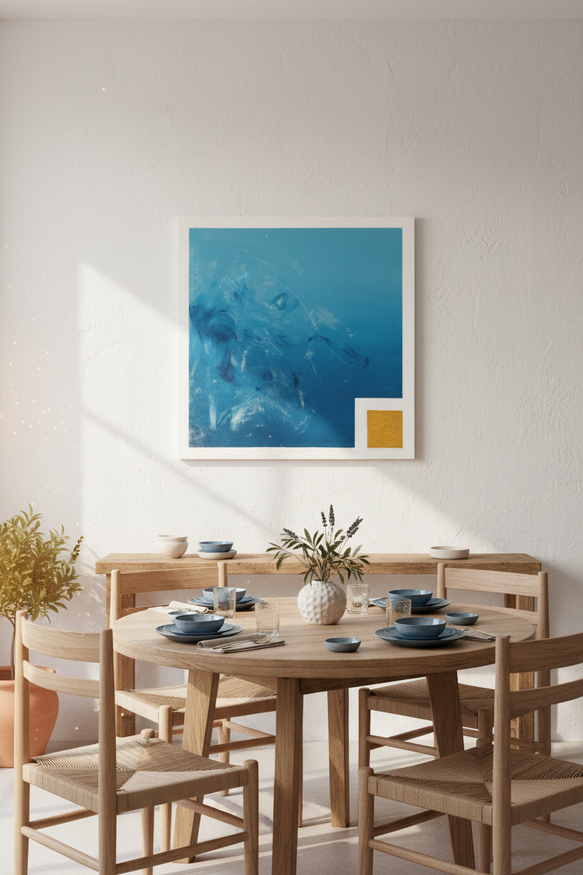 Melodies of the Sun in lichte eetruimte met Griekse coastal sfeer