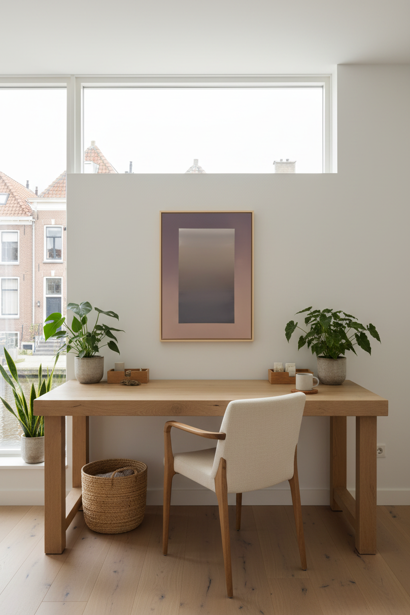 Ombré in Nederlandse werkruimte