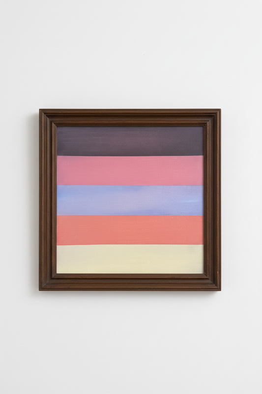 Pale Palette Study - Klassieke donkerbruine lijst