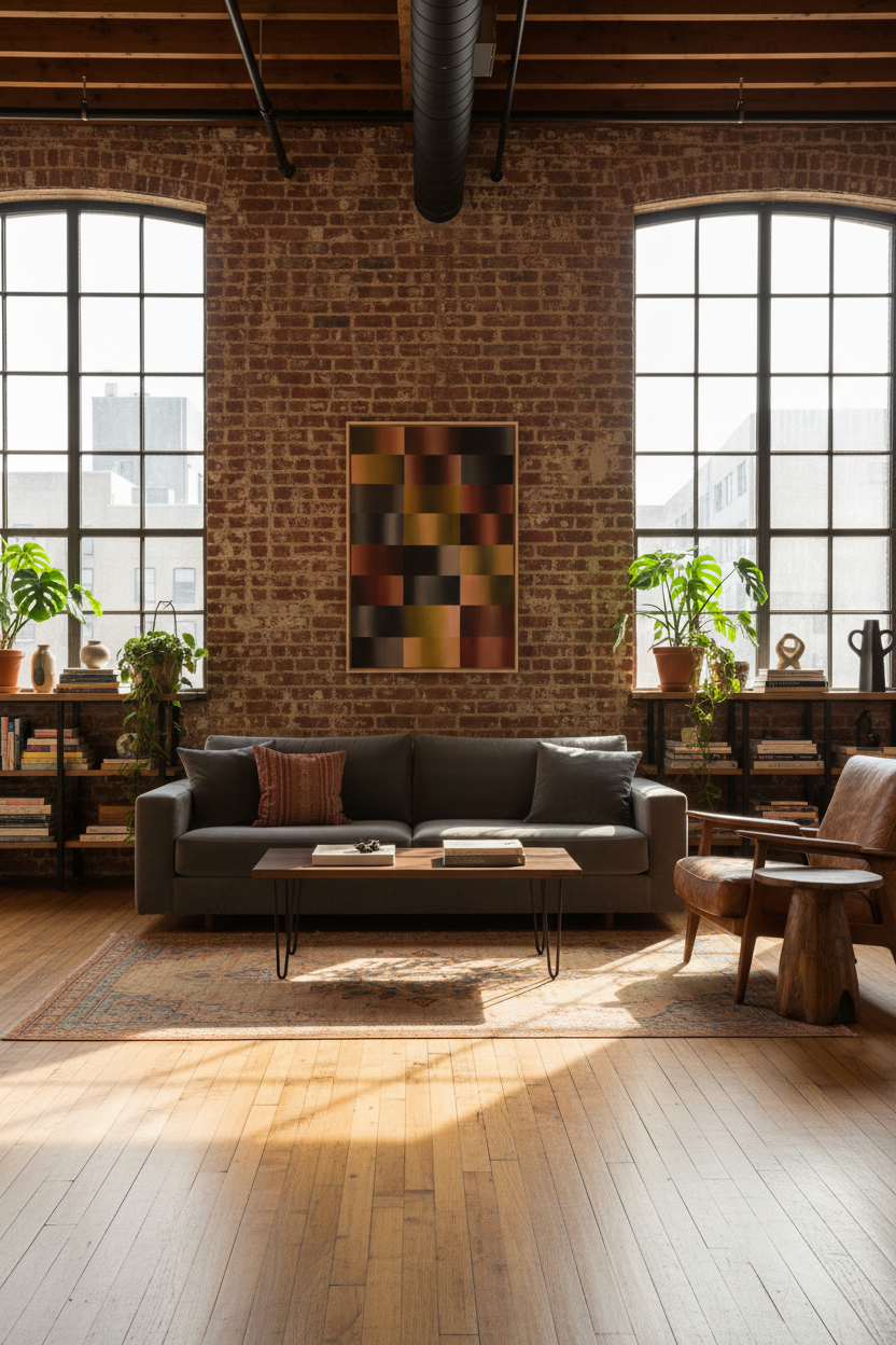 Part of Soho in NYC Soho loft interior