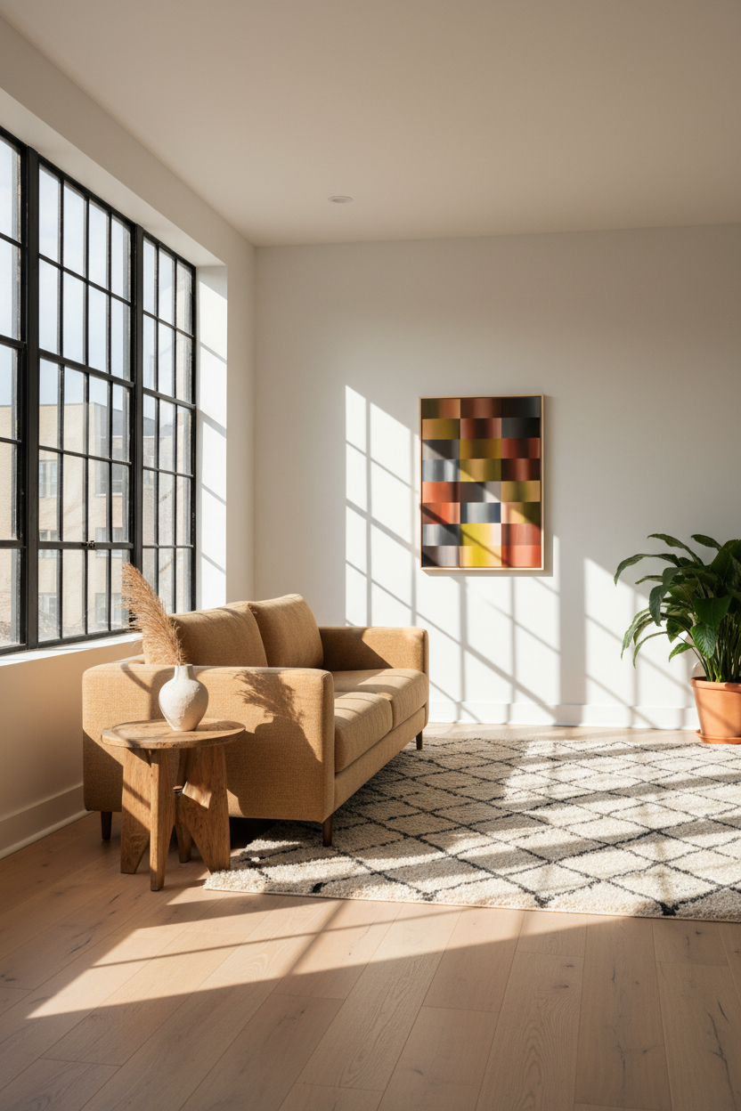 Soho in warm minimalist interior